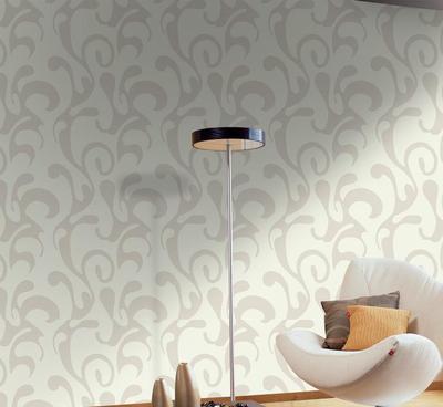 工廠直銷 進(jìn)口無紡布植絨墻紙 打造客廳臥室的質(zhì)感空間